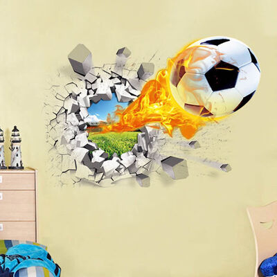 3D Football Break Removable Wall Sticker Tattoo Kids Nursery Baby Room Soccer Decals Home Decorative Wallpaper
3D Football Break Removable Wall Sticker Tattoo Kids Nursery Baby Room Soccer Decals Home Decorative Wallpaper