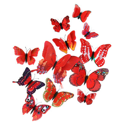 PVC 3D Butterfly Stickers Magnetic Butterfly Fridge Sticker Cartoon Coloful Animal Home Wall Decoration Magnetic Sticker 12pcs
PVC 3D Butterfly Stickers Magnetic Butterfly Fridge Sticker Cartoon Coloful Animal Home Wall Decoration Magnetic Sticker 12pcs
