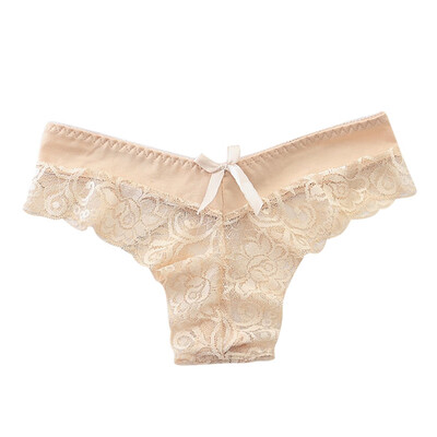 Women Sexy Transparent Lace Hollow Exquisite Soft Low-rise Briefs Sweet Modern High Stretch Thong Panties
Women Sexy Transparent Lace Hollow Exquisite Soft Low-rise Briefs Sweet Modern High Stretch Thong Panties