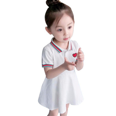 Summer Casual Baby Girls Heart Pattern Dress Cotton Kids Toddler Short Sleeve Sundress
Summer Casual Baby Girls Heart Pattern Dress Cotton Kids Toddler Short Sleeve Sundress