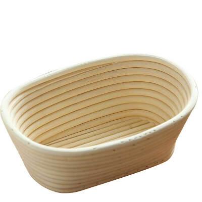 Handmade Oval Rattan Basket And Bread Arc Curved Knife Dough Banneton Brotform Bread Proofing Proving Fermentation
Handmade Oval Rattan Basket And Bread Arc Curved Knife Dough Banneton Brotform Bread Proofing Proving Fermentation
