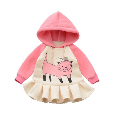 05T Girls Dresses Cotton Children Princess Dress Long-sleeved Girl Animal Print Hoodie Casual Knee-Length Dress
05T Girls Dresses Cotton Children Princess Dress Long-sleeved Girl Animal Print Hoodie Casual Knee-Length Dress