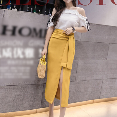 Women Summer Split Straps Long Section Irregular OL Bag Hip Simple Wild A Word Skirt
Women Summer Split Straps Long Section Irregular OL Bag Hip Simple Wild A Word Skirt
