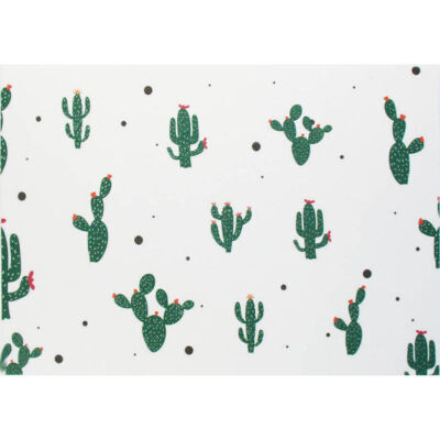 

2018 Dining Tableware Pad Green Plants Cactus Plastic PVC Table Mat Place mats Pads Bowl Coaster Kitchen Accessories