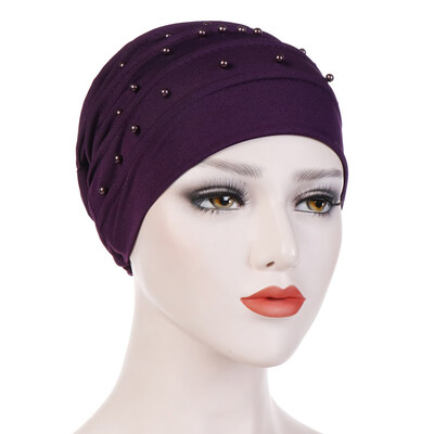 Muslim Women Beads Elastic Turban Beanie Hat Cancer Chemo Cap Hijab Head Wrap India Hat
Muslim Women Beads Elastic Turban Beanie Hat Cancer Chemo Cap Hijab Head Wrap India Hat