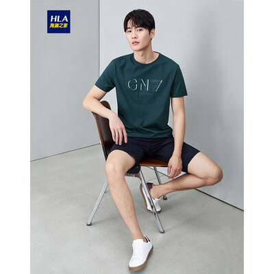 HLA Haishu House Short Sleeve T-Shirt Male 2019 Summer New Simple Round Neck Print Letter Short T Mens HNTBJ2R029A Dark Green Pattern 29 16584A 46
HLA Haishu House Short Sleeve T-Shirt Male 2019 Summer New Simple Round Neck Print Letter Short T Mens HNTBJ2R029A Dark Green Pattern 29 16584A 46
