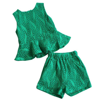 Children Baby Girls Clothing Set Clothes Solid Lace Butterfly Hem Sleeveless Tank Tops Vest Shorts Bottom Summer Newborn
Children Baby Girls Clothing Set Clothes Solid Lace Butterfly Hem Sleeveless Tank Tops Vest Shorts Bottom Summer Newborn