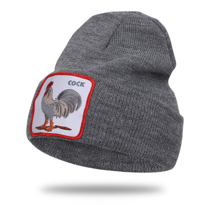 5 Colors Outdoor Casual Cock Animal Embroidery Beanies Cap For Women Men Winter Warm Knitted Hats
5 Colors Outdoor Casual Cock Animal Embroidery Beanies Cap For Women Men Winter Warm Knitted Hats
