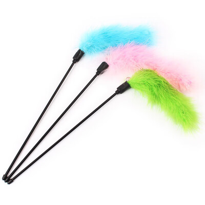 Turkey Feather Wand Stick For Cat Catcher Teaser Toy For Pet Kitten Jumping Train Aid Fun
Turkey Feather Wand Stick For Cat Catcher Teaser Toy For Pet Kitten Jumping Train Aid Fun