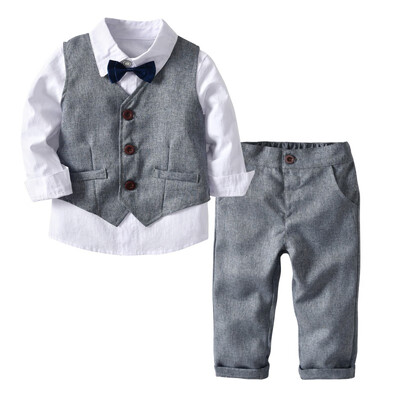 4pcsSet Boys Clothing Set Kids Clothes Suits Formal Wedding Party Costume 2018 New Gentleman Childrens Clothing 2-7Y
4pcsSet Boys Clothing Set Kids Clothes Suits Formal Wedding Party Costume 2018 New Gentleman Childrens Clothing 2-7Y