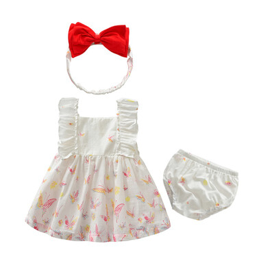 Summer baby girl clothing 3PCS set Floral Print sleeveless T-shirt Tops Cute Short Headband baby girl clothes Newborn Outfits
Summer baby girl clothing 3PCS set Floral Print sleeveless T-shirt Tops Cute Short Headband baby girl clothes Newborn Outfits