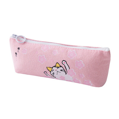 Toponeto Kawaii Pink Cat Capacity Canvas Pencil Case Pen Box Girls School Stationery Bag
Toponeto Kawaii Pink Cat Capacity Canvas Pencil Case Pen Box Girls School Stationery Bag