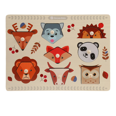 GoryeoBaby Wooden Animals Numbers Cognitive Puzzle Board Educational Toys for Baby Kids
GoryeoBaby Wooden Animals Numbers Cognitive Puzzle Board Educational Toys for Baby Kids