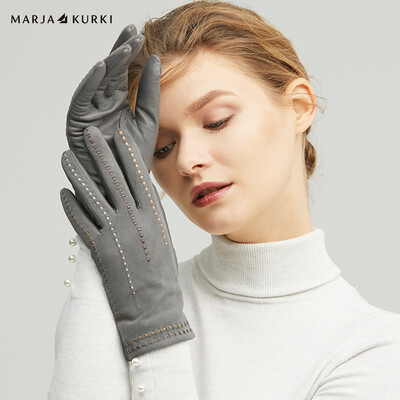 Maria Gucci MARJA KURKI sheepskin gloves goatskin stitching warm windproof solid color leather gloves female gift box shuttle 5CC41M392 gray M
Maria Gucci MARJA KURKI sheepskin gloves goatskin stitching warm windproof solid color leather gloves female gift box shuttle 5CC41M392 gray M