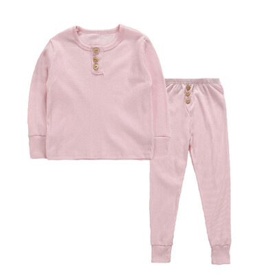 Baby Kids Boys Girls Clothes 1-6T Solid Print Outfits Set Lovely Long Sleeve Blouse TopsPants Sleepwear Pajamas
Baby Kids Boys Girls Clothes 1-6T Solid Print Outfits Set Lovely Long Sleeve Blouse TopsPants Sleepwear Pajamas
