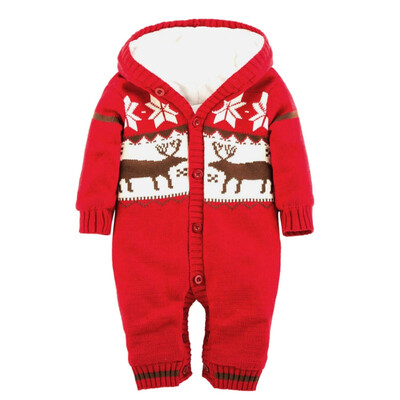 Autumn Winter Baby Warm Thick Knitted Sweater Rompers Newborn Boys Girls Jumpsuit Climbing Clothes Christmas Deer Hooded Outwear
Autumn Winter Baby Warm Thick Knitted Sweater Rompers Newborn Boys Girls Jumpsuit Climbing Clothes Christmas Deer Hooded Outwear