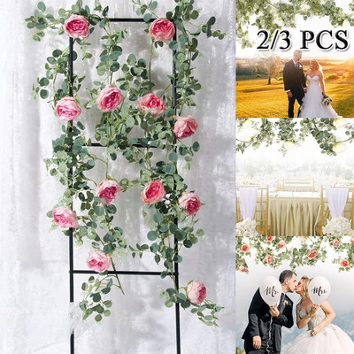 23 Pcs Artificial Greenery Garland Eucalyptus Leaves Wedding Backdrop Wall Decor
23 Pcs Artificial Greenery Garland Eucalyptus Leaves Wedding Backdrop Wall Decor