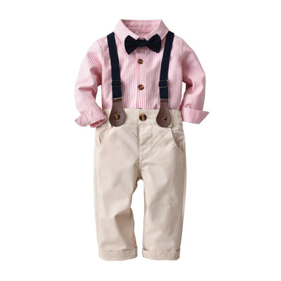 Boys Long Sleeve Shirt Set Autumn New Kids Gentleman ShirtBib Pant 3pcs Suit Childrens Sets Childrens Clothing 1-4Y
Boys Long Sleeve Shirt Set Autumn New Kids Gentleman ShirtBib Pant 3pcs Suit Childrens Sets Childrens Clothing 1-4Y