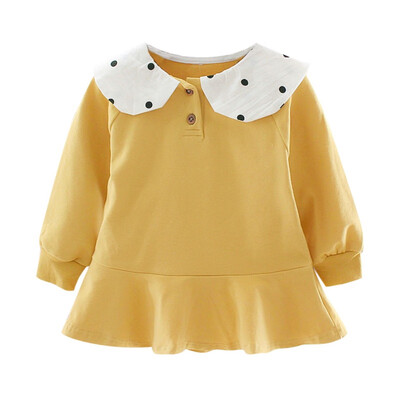 Autumn Children Girls Long sleeve Dress Cute Round Colla Rabbit Ears Dot Print Stitching Bottoming Sweet Princess Dress
Autumn Children Girls Long sleeve Dress Cute Round Colla Rabbit Ears Dot Print Stitching Bottoming Sweet Princess Dress