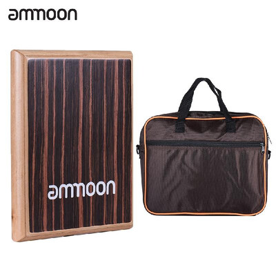 ammoon Compact Travel Box Drum Cajon Flat Hand Drum Percussion Instrument with Adjustable Strings Carrying Bag
ammoon Compact Travel Box Drum Cajon Flat Hand Drum Percussion Instrument with Adjustable Strings Carrying Bag