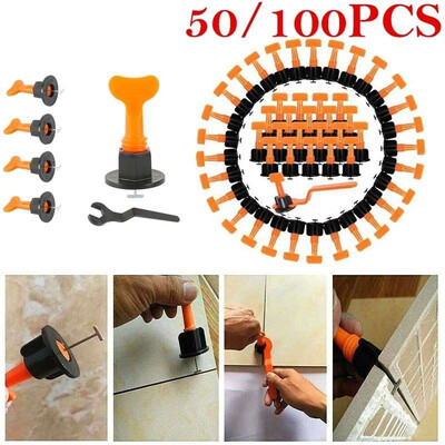 50100PCS Floor Leveling Locator Wall Tile Leveler Tools Construction Reusable Tile Levelling System Leveling Locator
50100PCS Floor Leveling Locator Wall Tile Leveler Tools Construction Reusable Tile Levelling System Leveling Locator