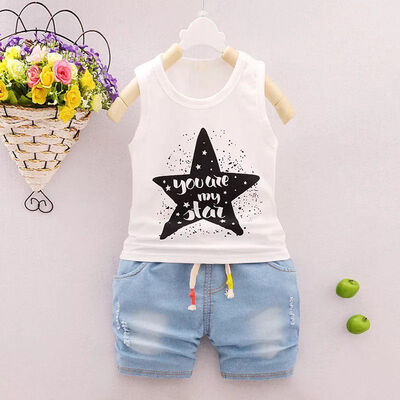 WEIXINBUY Baby Boy Clothes Summer Kids Clothes Sets T-shirtPants Suit Star Printed Clothes Newborn Sport Suits 0-24M
WEIXINBUY Baby Boy Clothes Summer Kids Clothes Sets T-shirtPants Suit Star Printed Clothes Newborn Sport Suits 0-24M