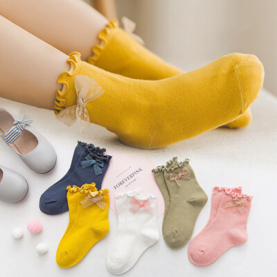 5 pairSet Childrens Socks Cute Childrens Cotton Short Tube Socks Autumn New Soft Bow Warm Girls Socks 3-13Y
5 pairSet Childrens Socks Cute Childrens Cotton Short Tube Socks Autumn New Soft Bow Warm Girls Socks 3-13Y