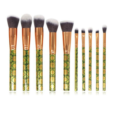 10 pcs Synthetic Kabuki Marble Makeup Brush Set Cosmetics Foundation blending blush makeup tools
10 pcs Synthetic Kabuki Marble Makeup Brush Set Cosmetics Foundation blending blush makeup tools