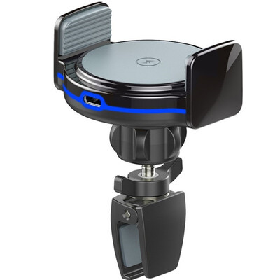 Multifunction car holder 360 rotating air outlet clip QI wireless mobile phone safety fast charging charger stable USB interface
Multifunction car holder 360 rotating air outlet clip QI wireless mobile phone safety fast charging charger stable USB interface