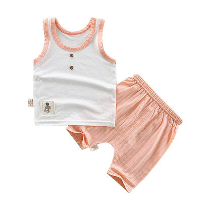 Summer Baby Boys Girl Sleeveless Solid Print Tops T-shirt Vest Shorts Toddler Casual Outfits Sets
Summer Baby Boys Girl Sleeveless Solid Print Tops T-shirt Vest Shorts Toddler Casual Outfits Sets