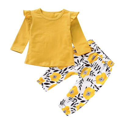 Baby Girls Boutique Spring Clothes Set Girls Lovely Floral Print T-shirt Pants Clothing Kids Cotton Tops Pants Set
Baby Girls Boutique Spring Clothes Set Girls Lovely Floral Print T-shirt Pants Clothing Kids Cotton Tops Pants Set