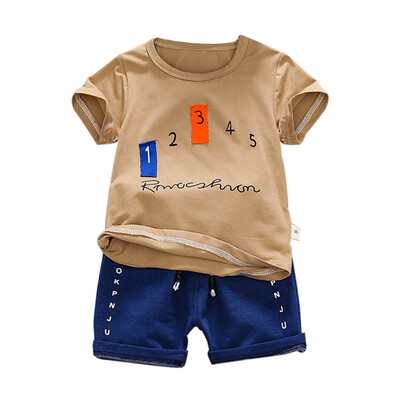 Summer Baby Boys Clothes Sets Short Sleeve Letter Print T-shirtShorts Children Casual Outfits
Summer Baby Boys Clothes Sets Short Sleeve Letter Print T-shirtShorts Children Casual Outfits