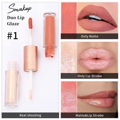 Double end Lip Gloss Makeup 6 Colors Liquid Lipstick Mirror Surface Lip Gloss Tint Lasting Moisturizing Non-stick Cup Lip Glaze
Double end Lip Gloss Makeup 6 Colors Liquid Lipstick Mirror Surface Lip Gloss Tint Lasting Moisturizing Non-stick Cup Lip Glaze