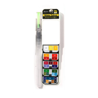 18253342 Colors Superior Portable Watercolor Paint Set With Water Brush Pen Foldable Travel Painting Pigment For Art Supplies
18253342 Colors Superior Portable Watercolor Paint Set With Water Brush Pen Foldable Travel Painting Pigment For Art Supplies