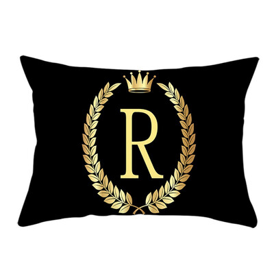 J to R Letters Black Rectangular Crown Pillow Case Soft Peach Velvet Decorative Pillowcase for Home
J to R Letters Black Rectangular Crown Pillow Case Soft Peach Velvet Decorative Pillowcase for Home