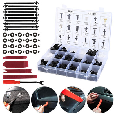 450Pcsset Universal Car Clips Kit with Car Trim Clips Fastener Remover Tools Plastic Rivet Set
450Pcsset Universal Car Clips Kit with Car Trim Clips Fastener Remover Tools Plastic Rivet Set