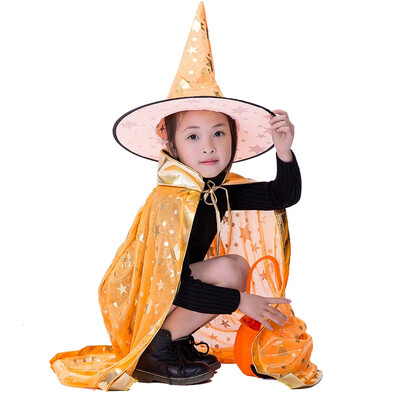 Halloween Witch Cloak Witch Hat Halloween Cosplay Costume Masquerade Performance Cloak
Halloween Witch Cloak Witch Hat Halloween Cosplay Costume Masquerade Performance Cloak