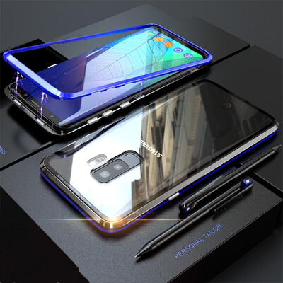 For Samsung Galaxy S9 S9 Plus Case Magnetic Adsorption Metal Bumper Tempered Glass Back Cover Slim Hard Shockproof Phone Case
For Samsung Galaxy S9 S9 Plus Case Magnetic Adsorption Metal Bumper Tempered Glass Back Cover Slim Hard Shockproof Phone Case