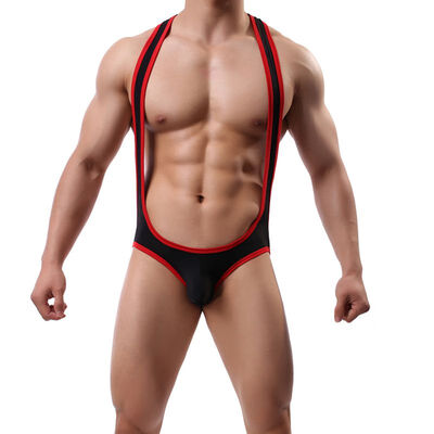 Mens Ice Silk One Piece Singlet Struggles Man Bodysuit Leotard Male Soft Underwear Shapers New Fashion 2019
Mens Ice Silk One Piece Singlet Struggles Man Bodysuit Leotard Male Soft Underwear Shapers New Fashion 2019