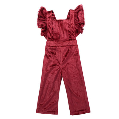 2017 European Style Newborn Kids Toddler Baby Girl Velvet Clothes Sleeveless Pleat Romper Solid Jumpsuit Playsuit Sunsuit
2017 European Style Newborn Kids Toddler Baby Girl Velvet Clothes Sleeveless Pleat Romper Solid Jumpsuit Playsuit Sunsuit