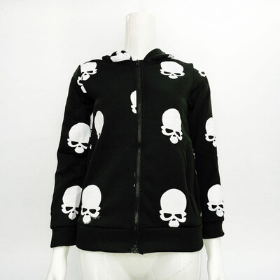 2017 New Product Womens Skull Zipper Sweater Hooded Cardigan Casual Hoodies Jacket Coat Tops
2017 New Product Womens Skull Zipper Sweater Hooded Cardigan Casual Hoodies Jacket Coat Tops