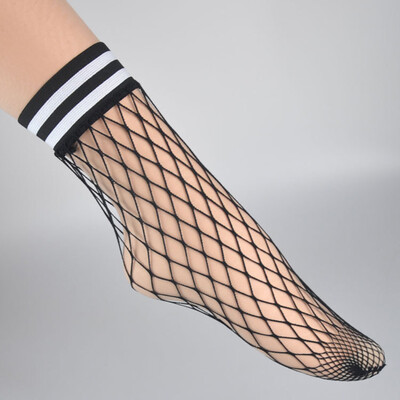 Fashion Summer Women Sexy Grid Socks Short Fishnet Socks White Hollow Lattice Geometry Black Breathable Net Socks Female
Fashion Summer Women Sexy Grid Socks Short Fishnet Socks White Hollow Lattice Geometry Black Breathable Net Socks Female