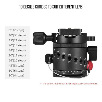 Andoer DH-55 Indexing Rotator HDR Panorama Panoramic Ball Head with 14" Quick Release Plate Bubble Level Bag Aluminum Alloy Max
Andoer DH-55 Indexing Rotator HDR Panorama Panoramic Ball Head with 14" Quick Release Plate Bubble Level Bag Aluminum Alloy Max