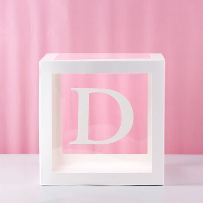 Toponeto Letter A- Z Transparent Gift Boxes Kid Birthday Baby Shower Party Decoration
Toponeto Letter A- Z Transparent Gift Boxes Kid Birthday Baby Shower Party Decoration