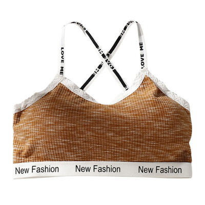 Letter Print Sexy Bra Women One Piece Wireless Removable Padded Bra Lace Bralette Crop Top Push Up Bra Underwear Women
Letter Print Sexy Bra Women One Piece Wireless Removable Padded Bra Lace Bralette Crop Top Push Up Bra Underwear Women
