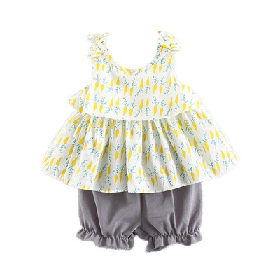 2PCS 1-4T 2018 Summer New Fashion Baby Pure Color Print Short Sleeve Top Shorts Set Children Clothing Set Girls Suits
2PCS 1-4T 2018 Summer New Fashion Baby Pure Color Print Short Sleeve Top Shorts Set Children Clothing Set Girls Suits