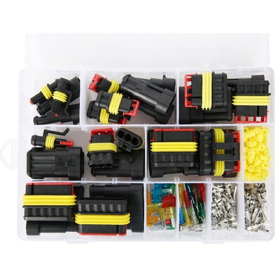 240pcs 1-6 Pin Way Waterproof Electrical Wire Connector Plug Terminal Fuses Kit Car Accessories for Car Motorcycle
240pcs 1-6 Pin Way Waterproof Electrical Wire Connector Plug Terminal Fuses Kit Car Accessories for Car Motorcycle