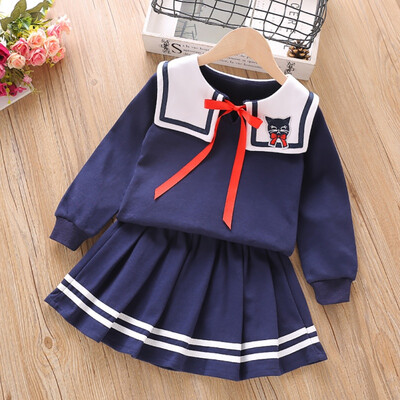 2019 Girls Costume Toddler Girl Clothes Sets Winter Autumn Children Clothing Long Sleeve Top Pleated Skirts Kids Clothes
2019 Girls Costume Toddler Girl Clothes Sets Winter Autumn Children Clothing Long Sleeve Top Pleated Skirts Kids Clothes