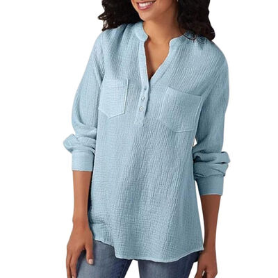 Plus Size 3XL Women Blouse Office Lady Solid Color Autumn Concise Stylish Casual Shirt Wild Long Sleeve Pocket Blouse
Plus Size 3XL Women Blouse Office Lady Solid Color Autumn Concise Stylish Casual Shirt Wild Long Sleeve Pocket Blouse