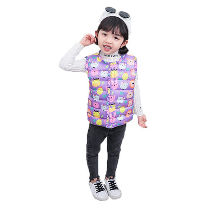 Baby Warm Outerwear Coats Outfits Kids Vest Children Girls Cartoon Print Jacket Winter
Baby Warm Outerwear Coats Outfits Kids Vest Children Girls Cartoon Print Jacket Winter